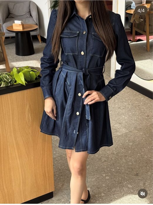 Платье женское джинсовое