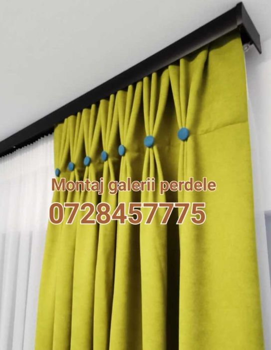 Montaj galerii perdele/jaluzele/oglinzi/lumini