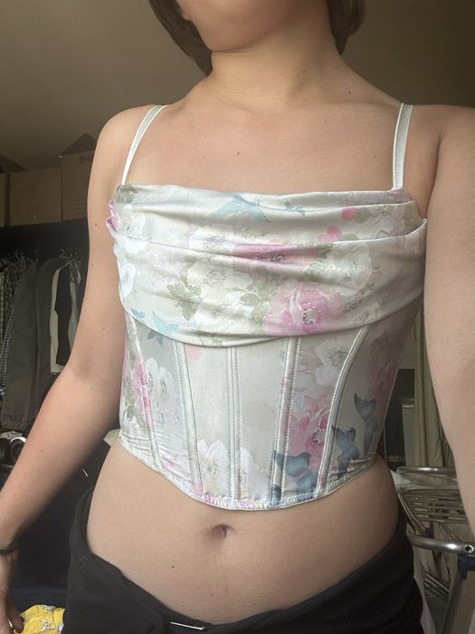 Corset Victoria’s Secret cu flori marime XS