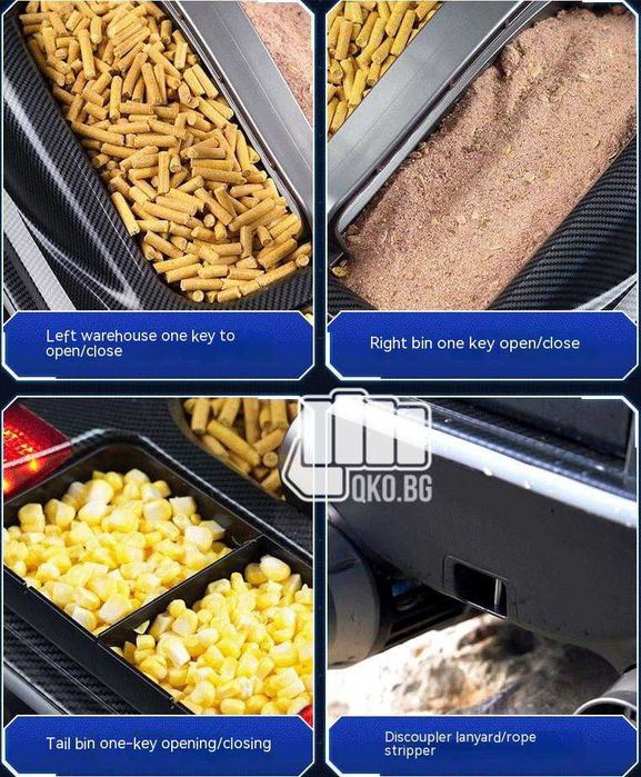 Промо цена до края на Декември Лодка за захранка HJ817 Vulcan Pro