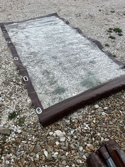 Vând folie cristal pentru terasa