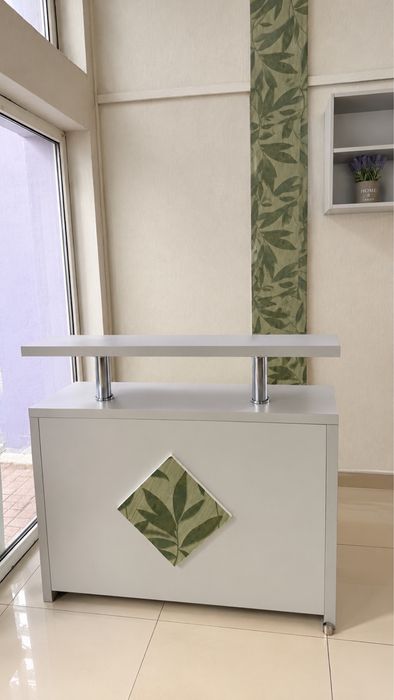 Birou receptie gri