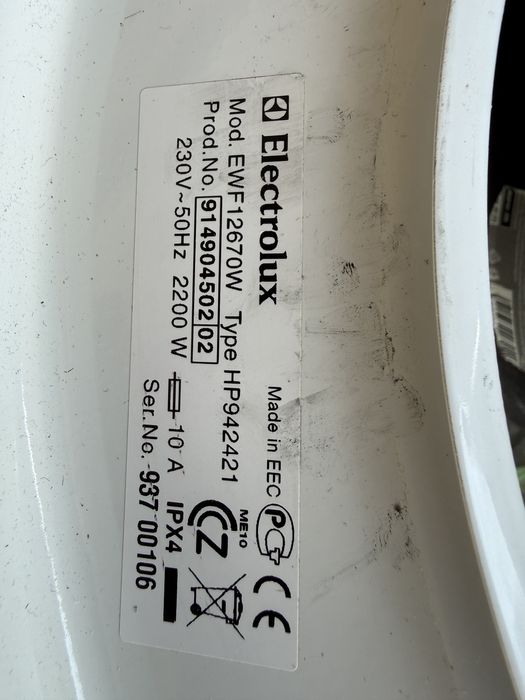 Vand afisaj pt masina spalat Electrolux Md EWF12670W
