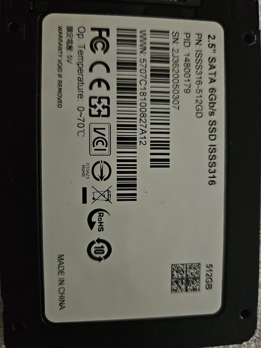 Adata 512gb isss316 100% health