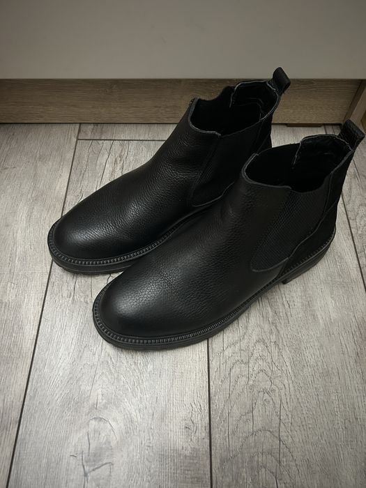 Мужская обувь ботинки  , Челси кожанные