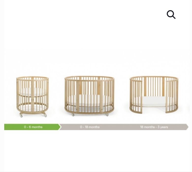 Extensie stokke sleepi 6 luni - 3 ani alb