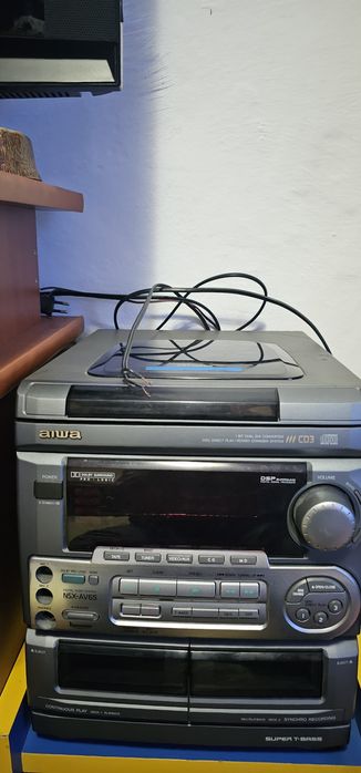 Conbină aiwa, 3cd,radio și double casette