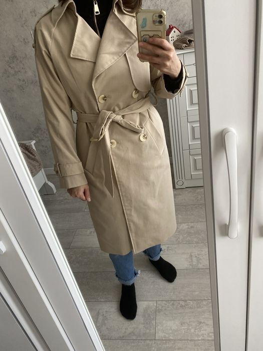 Тренч бежевый