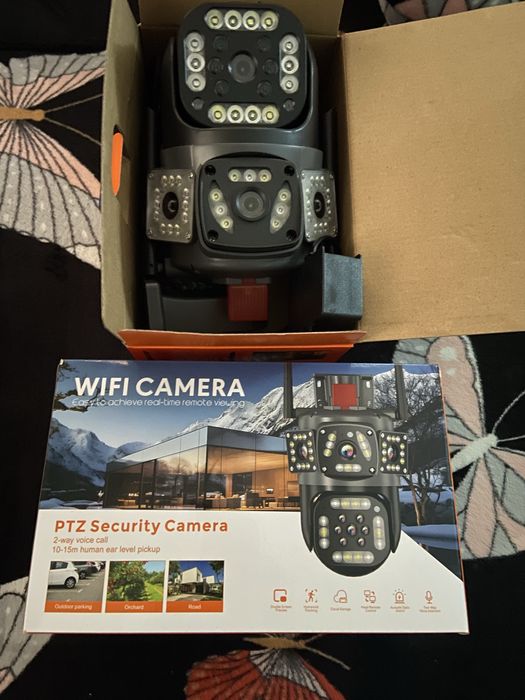 Camera supraveghere 16 megapixeli cu 4 Lentile noi sigilate la cutie !