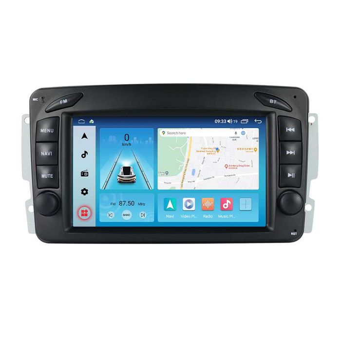 Navigatie Mercedes C Class W203 W209 Vito Viano Vaneo CLK , 4GB RAM