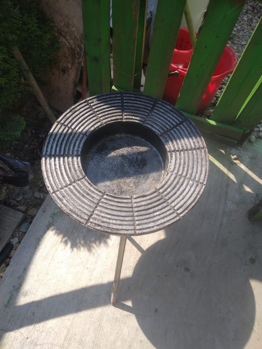 Grătar profesional disc aluminiu masiv