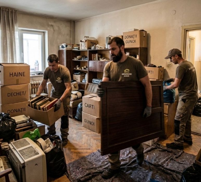 Oferim servicii complete de debarasări mobilier vechi moloz deșeuri diverse obiecte