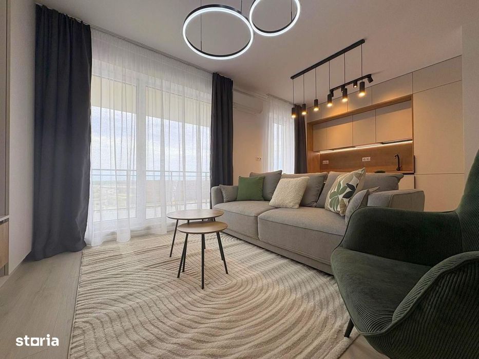 3 camere modern, terasa generoasa, prima inchiriere - Denya Forest