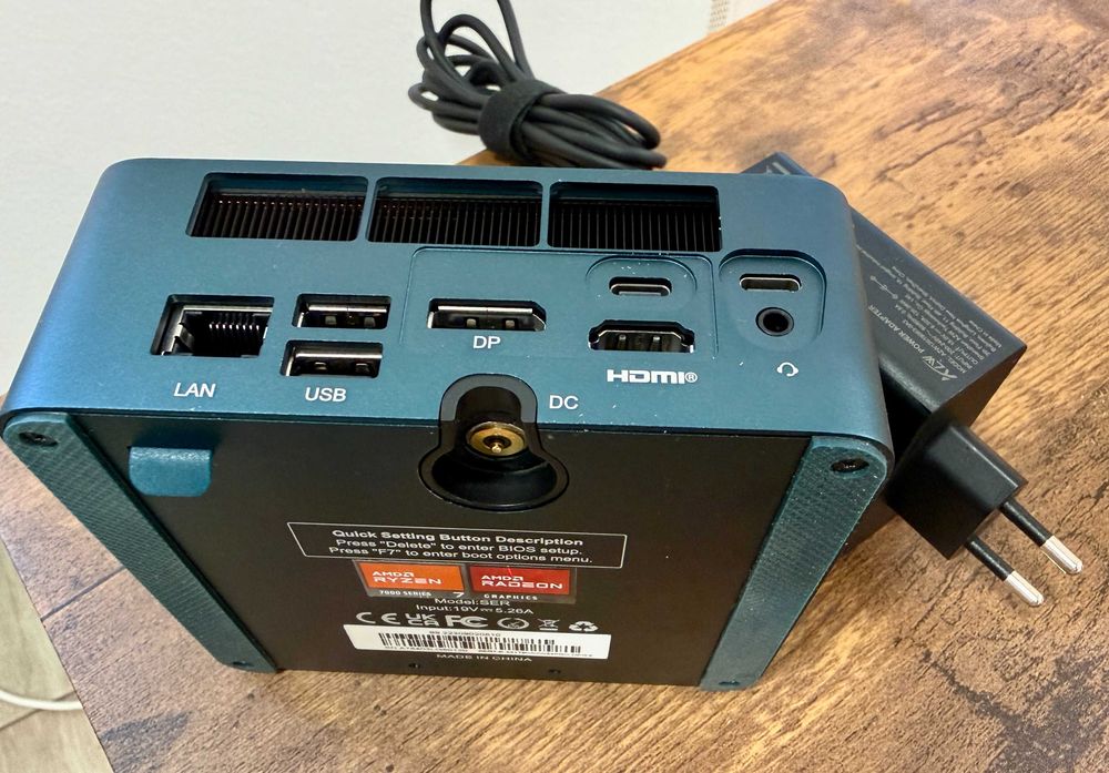 Mini PC Beelink SER7, Ryzen 7 7840HS, 32GB DDR5