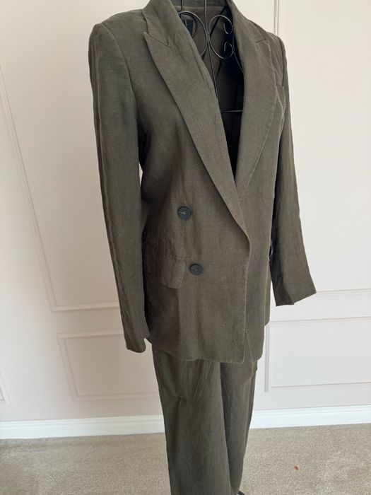 Massimo Dutti ленен костюм