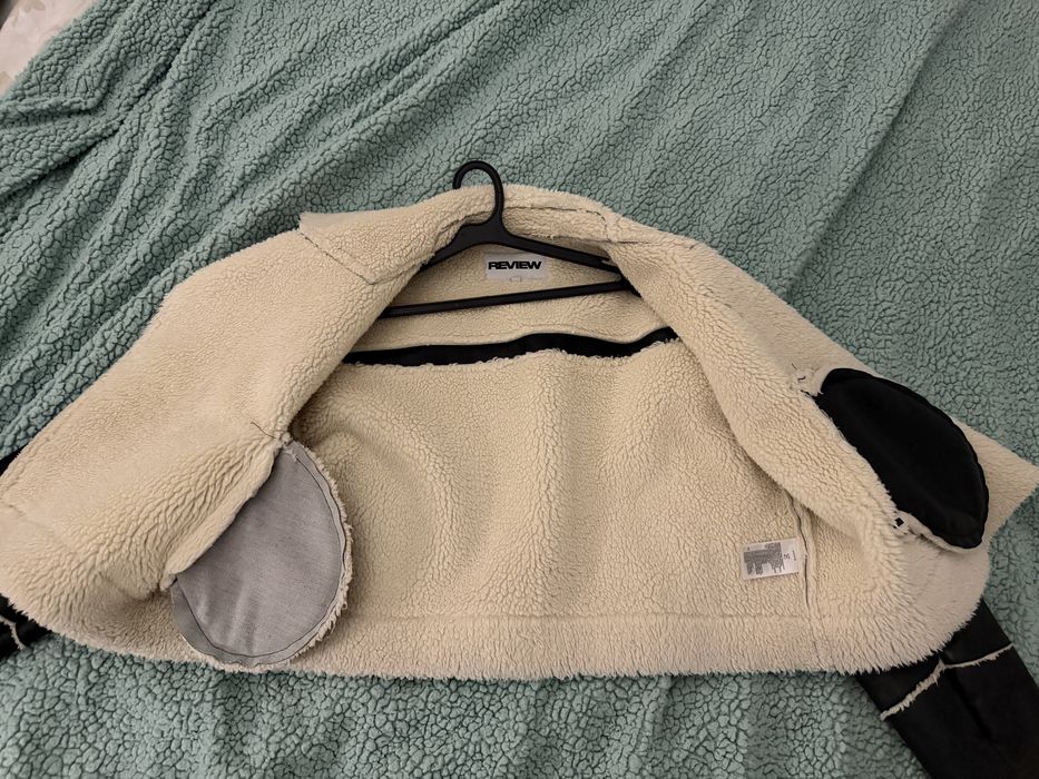 Review яке теди пух кремаво и черна кожа кожено зимно jofra nikole ale