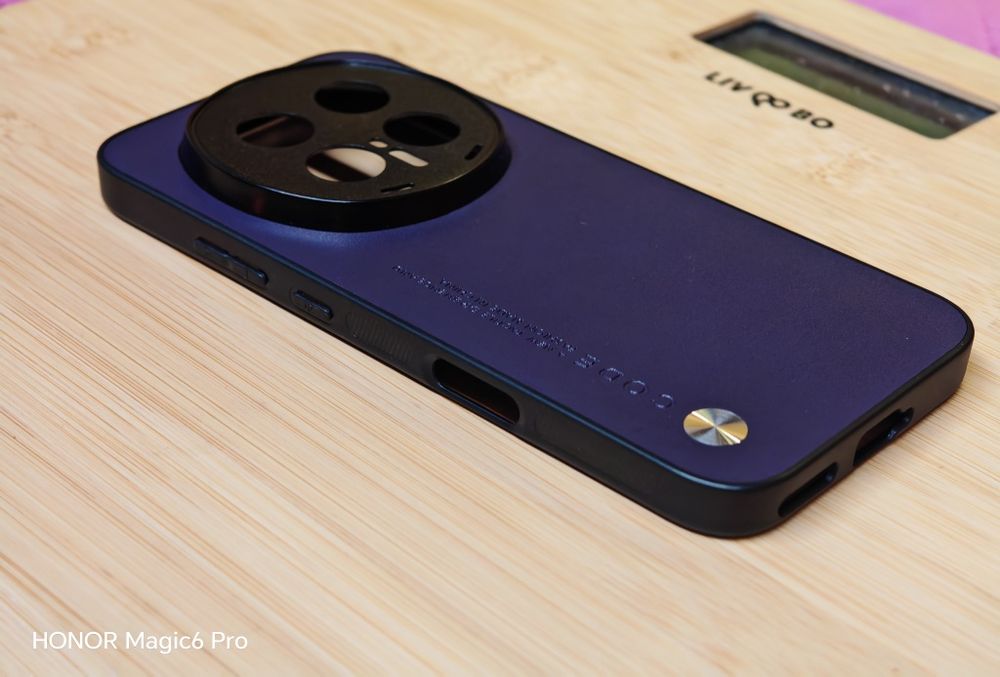 Husa leather honor magic 8 pro mov