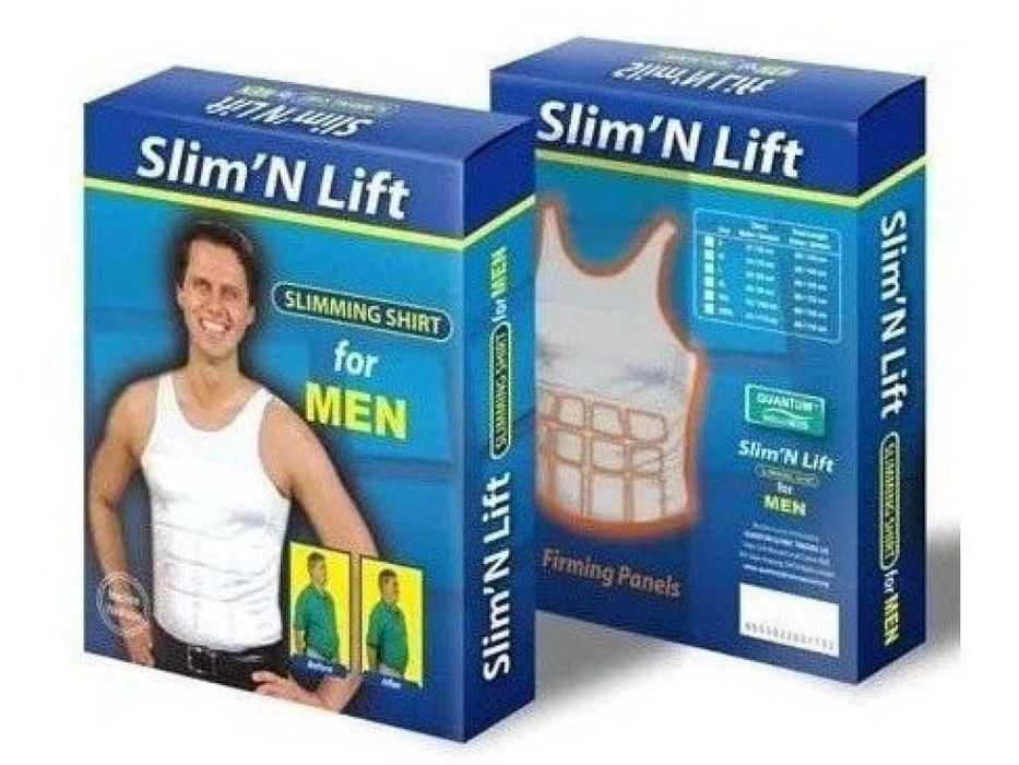 Удобен Стягащ потник с оформящ ефект Slim'N Lift за мъже