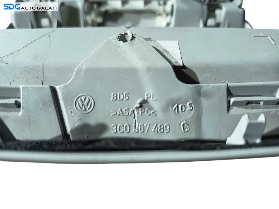 Lampa Iluminare Habitaclu Plafon Plafoniera cu Lumini Ambientala Volkswagen Scirocco 2008 - 2015 Cod 3C0967489C [LS0096]