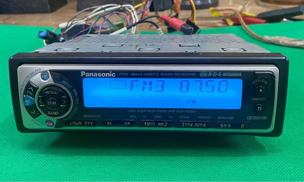 Player caset auto Panasonic FX 44-adaptor BT Usb