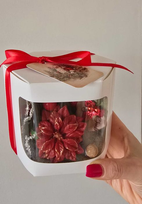 Коледна звезда от сапун