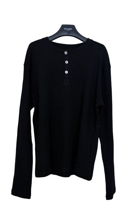 Tricou cu mânecă lungă Chrome Hearts - brodat - Waffle - XL / L