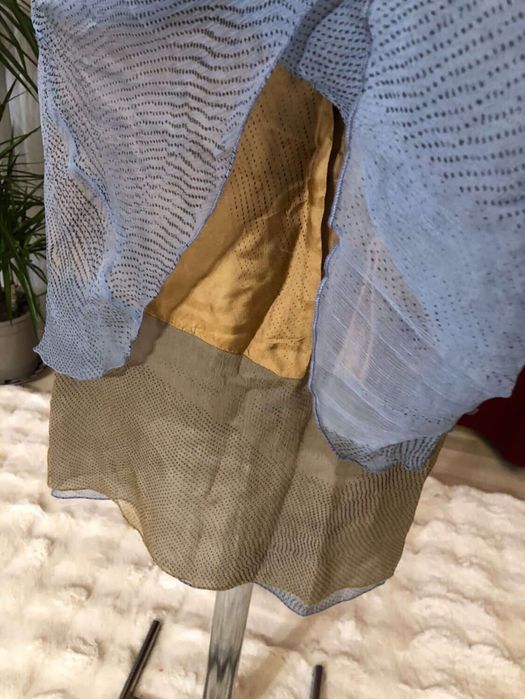 Rochie midi din matase naturala