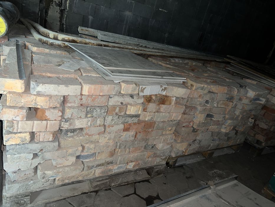 Кирпич половинки б/у