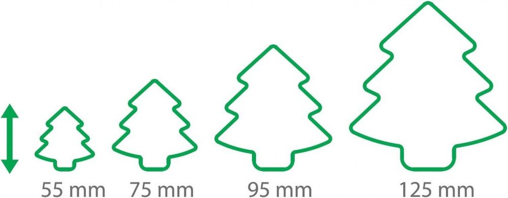 Комплект форми за сладки Коледни бисквитки