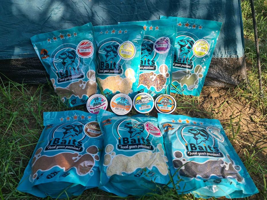 Pachet 9 pungi nada + 6 cutii wafters iBaits pescuit Feeder
