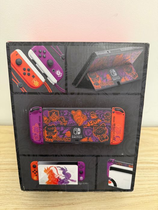 Nintendo switch oled scarlet and violet+Pro controller+Super mario Odyssey