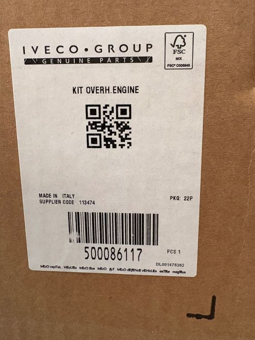 set motor iveco stralis euro 6 / set rectificare motor Stralis euro 6