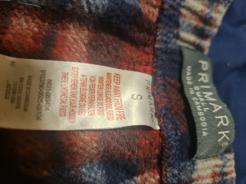 Пижама от 2 части Горно и Долно Primark Размер S Унисекс
