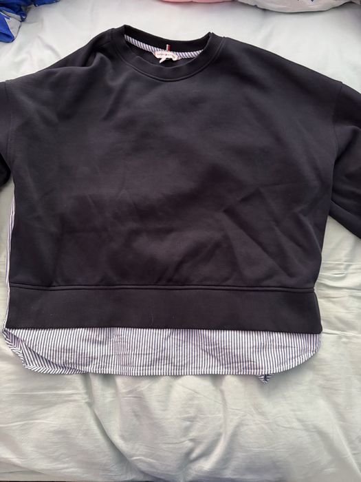 Bluza tommy cu camasa in partea din spate