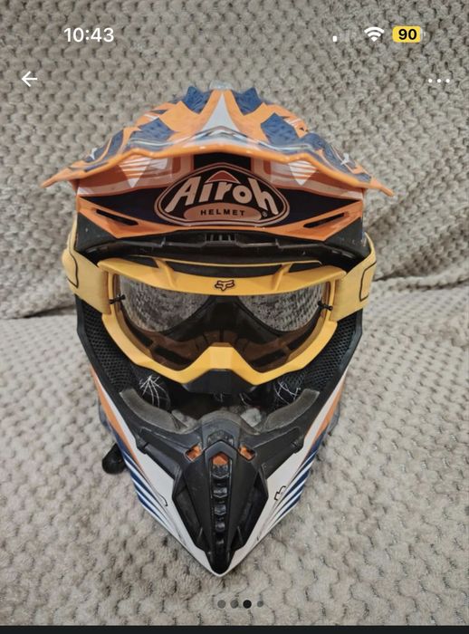 Casca motor/atv Fox