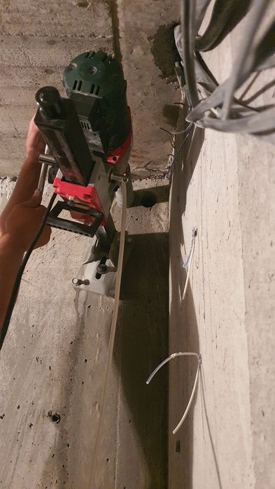 Алмазные бурение, сверление бетона