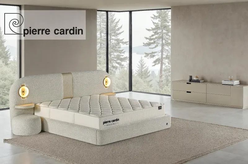 Тапицирана спалня OVIEDO с матрак OVIEDO - Pierre Cardin