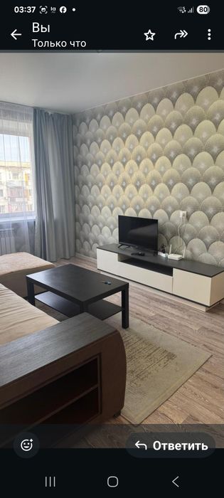 2 комнатная посуточно в Рудном