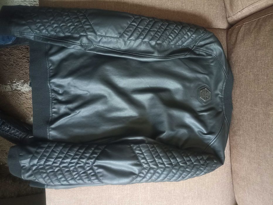 Мъжко кожено яке Philipp Plein       ПРОМО!!!