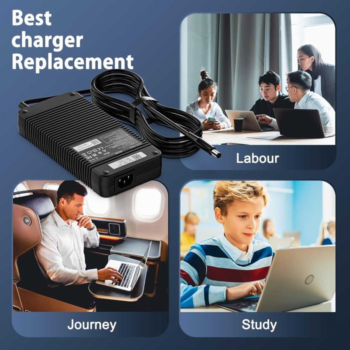 330W зарядно за лаптоп, за Dell DA330PM190, LA330PM160, 7.4 * 5.0mm