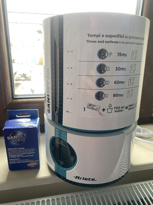Ariete 2836 Sani-Jet Air Ultrasonic Dizinfectant si Umidificator