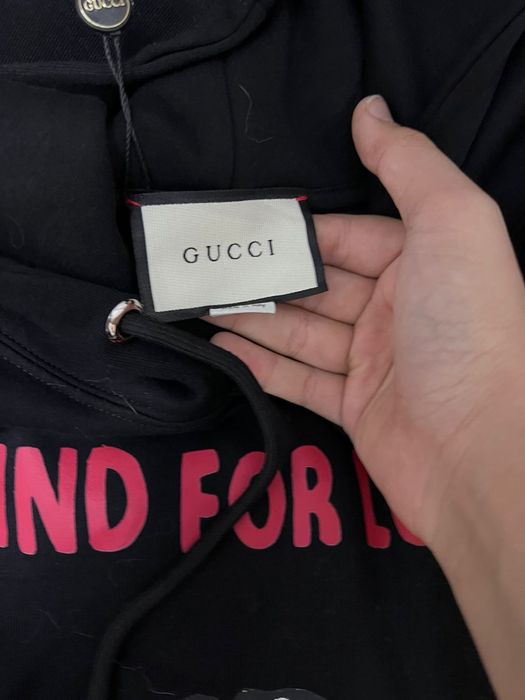 Худи gucci blind for love