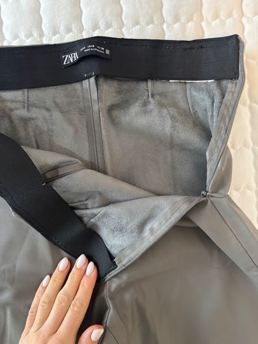 Дамски кожен панталон