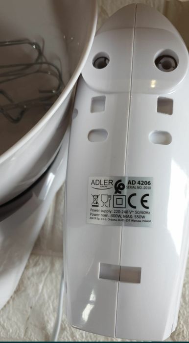 Mixer cu bol rotativ,Adler