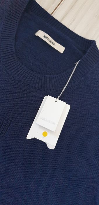 Zadig & Voltaire Knit Jeremy ZV Mono  Mens / L ОРИГИНАЛ! Мъжки Пуловер