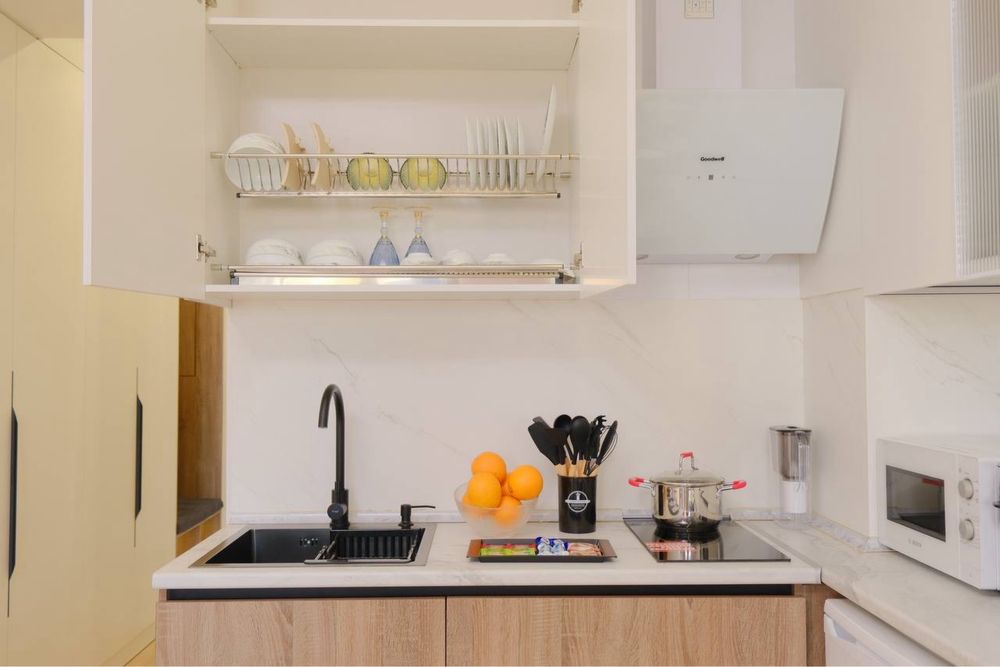 Современная посуточная уютная студия со своей парковкой в NRG U Tower