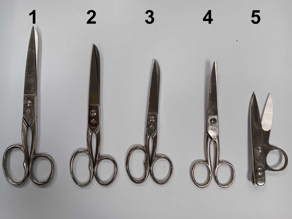 кожарска, сарашка ножица, ножици, 5 вида, Италия, високо качество