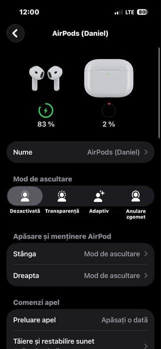 Air Pods 4 , nesigilate