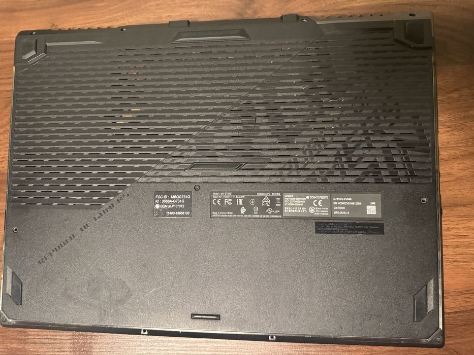 Laptop ASUS ROG Strix Scar III G731GV RTX 2060