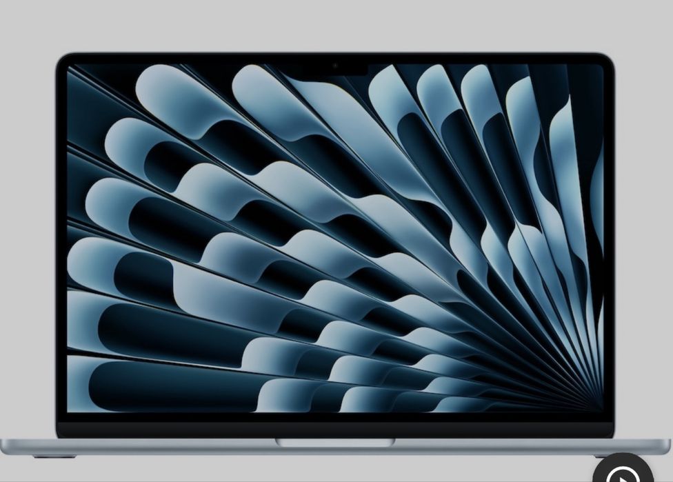 Лаптоп Apple MacBook Air 13", Apple M4, 10 CPU ядра и 8 GPU ядра, 16GB RAM, 256GB, Sky Blue, Международна клавиатура, RO ръководство